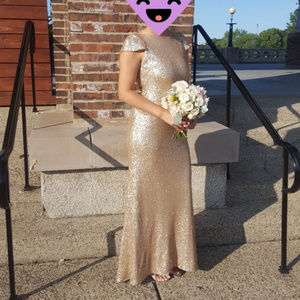 Sorella Vita Gold Sequin Dress